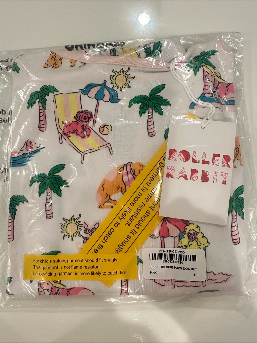 Roller Rabbit Kids Poolside Pups Pajama Set